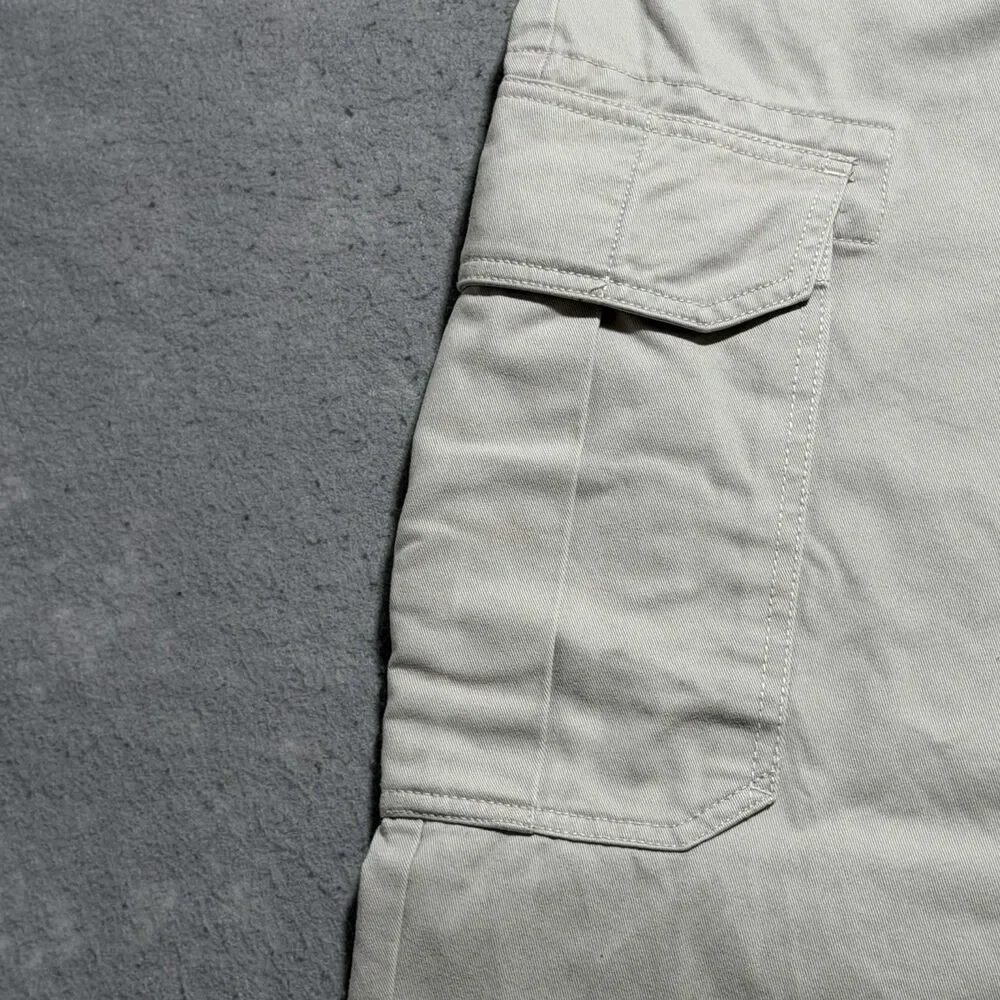 Vintage Gap Cargo Paratrooper Pants Men’s 35x30 Beige Baggy Y2K Skater Mall Punk